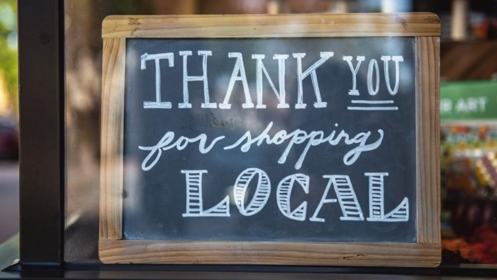 Thank you for Shopping Local